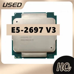 Процессор Xeon E5-2697 V3, 14 ядер, 2,60 ГГц, 35 Мб, 22 нм, TDP 145 вт, ЦП E5 2697 V3 LGA 2011-3