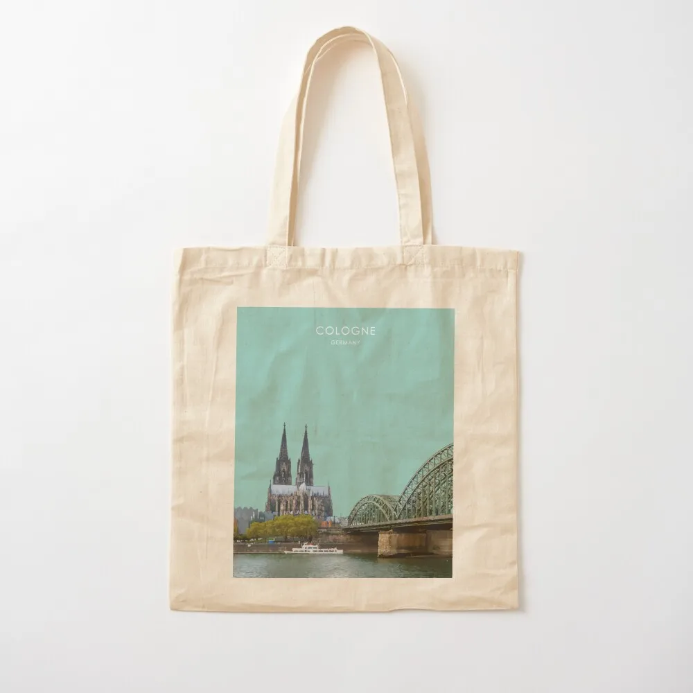 Cologne, Germany Travel Artwork Tote Bag hand bag shopping trolley bag Lady Handbags Canvas Tote