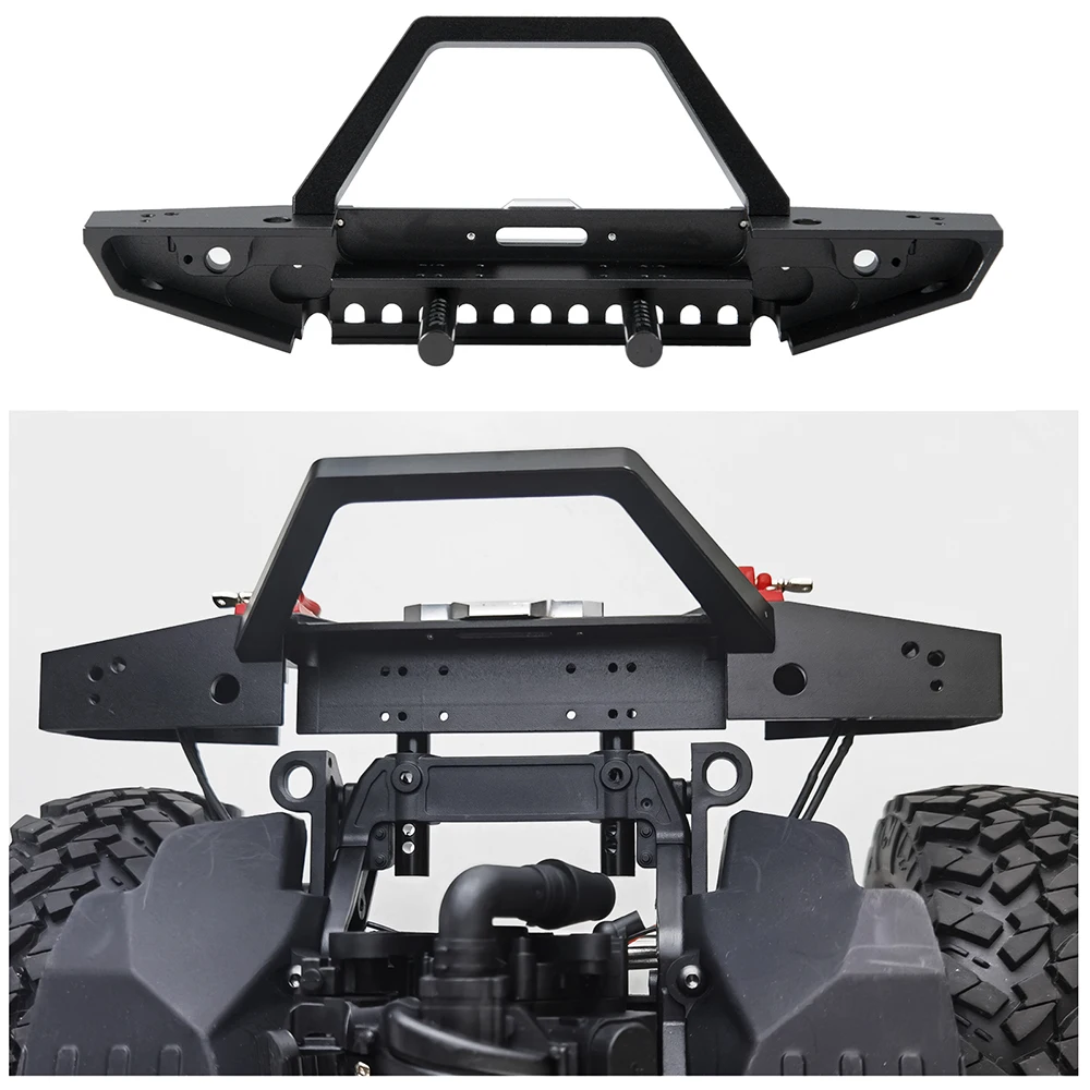 YEAHRUN Metallo Anti-collisione Paraurti Anteriore per Axial SCX10 90047 90046 SCX10 III 1/10 RC Crawler Auto Aggiornamenti Parti di Accessori