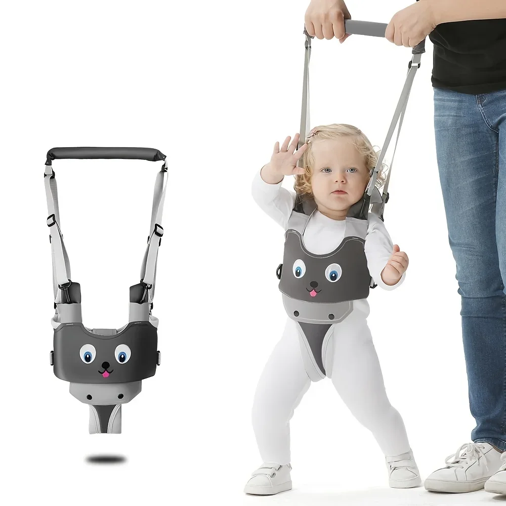 

Baby Walker Handheld Kids Toddler Cartoon Animal Walking Harness Helper Assistant Protective Belt Activity Walker Adjustable