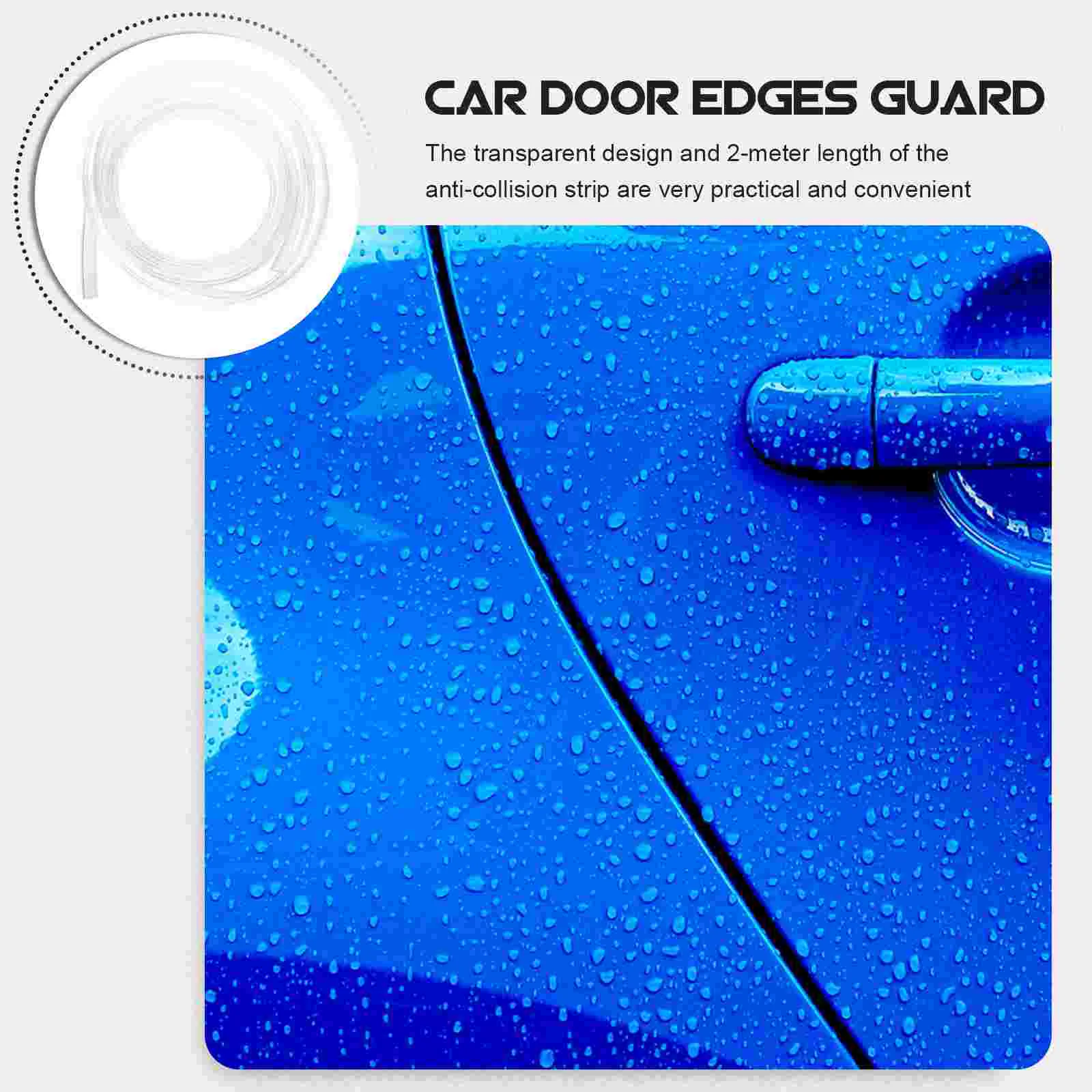 Auto Edges Strip Car Door Guards Cars Rubber Pvc Rv Repair Parts Protectors for Vehicles