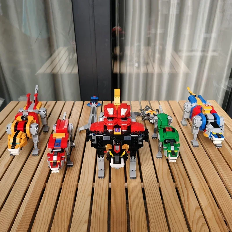 Kreative 2334-teilige Ideen Voltron Verteidiger des Universums 5-in-1-Robotermodell Bildung Bausteine Spielzeug Geschenke für Kinder Jungen Erwachsene