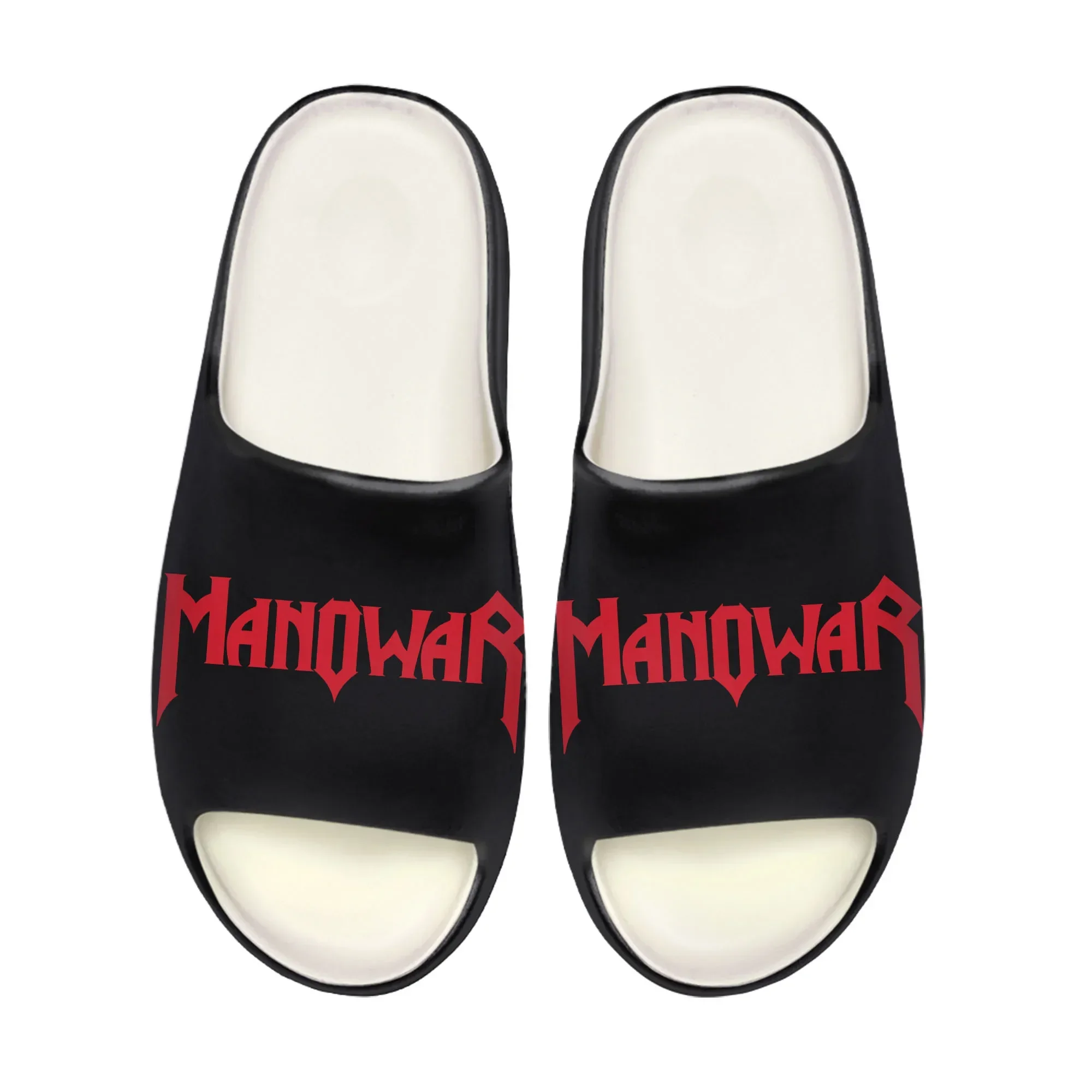 

Manowar Band Soft Sole Sllipers Home Clogs Step on Water Shoes Mens Womens Teenager Customize Bathroom Beach on Shit Sandals