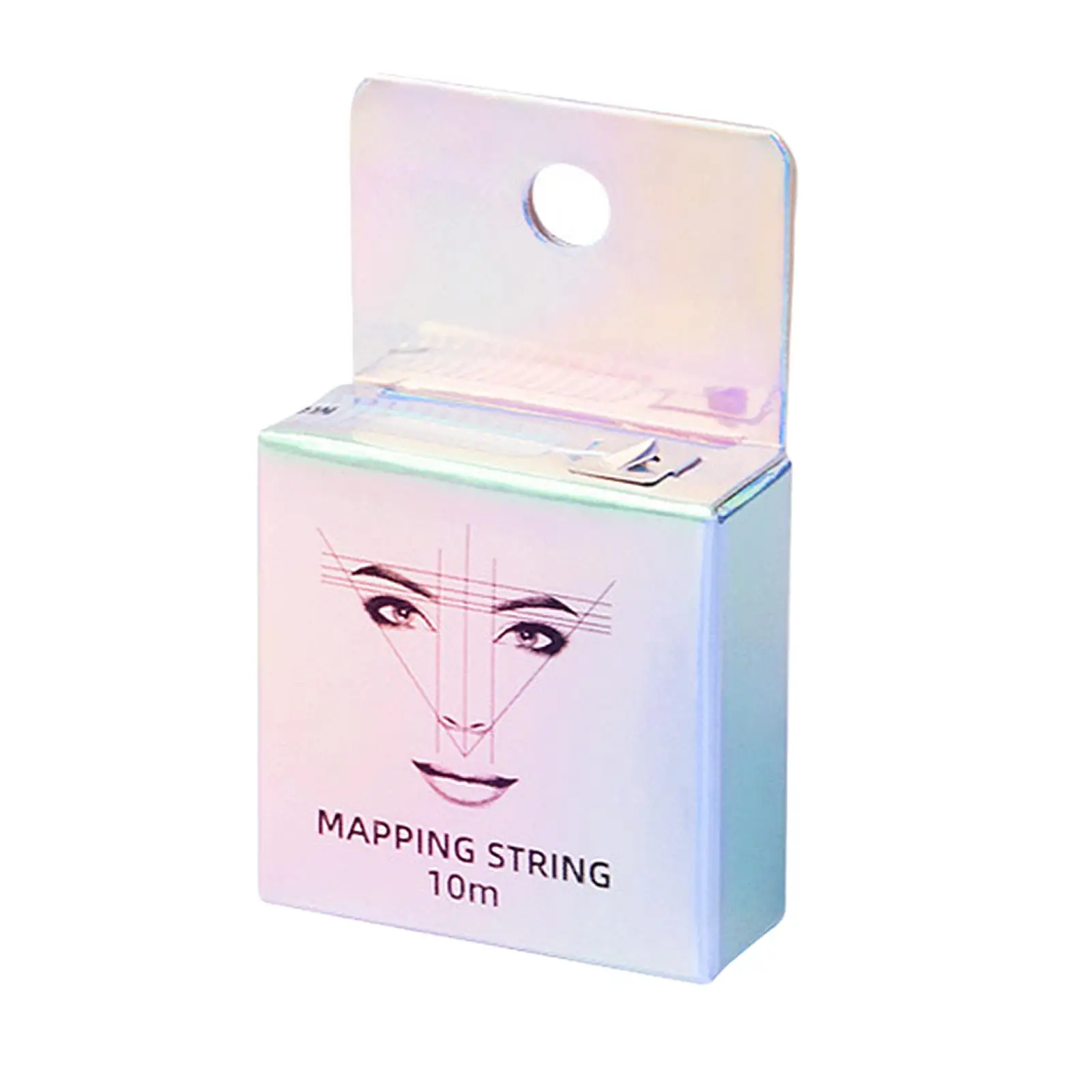Eyebrow Measuring Tool Marking Symmetrical Thread with Pre Inked String for Microblading Tattoo Eyebrow Dyeing Liner Supplies