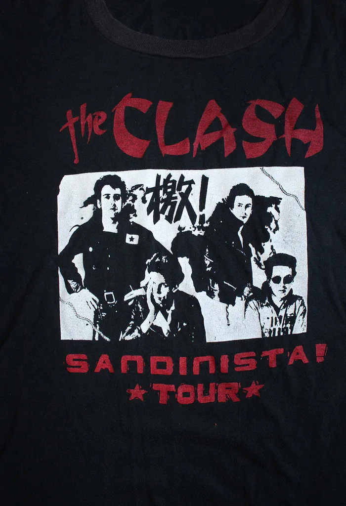 The Clash Sandinista Tour T-shirt Black Short Sleeve All Sizes S to 5Xl 2F80