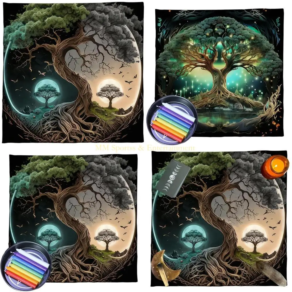 

31be Trees of Life Tarots Card Tablecloth Astrogys Tarots Tarots Компания
