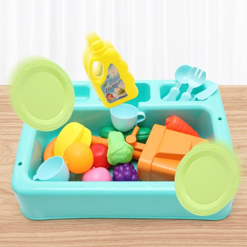 Sink Toy Dishwasher Playing Toy With Running Water Dish Wash Toy Kitchen Toy