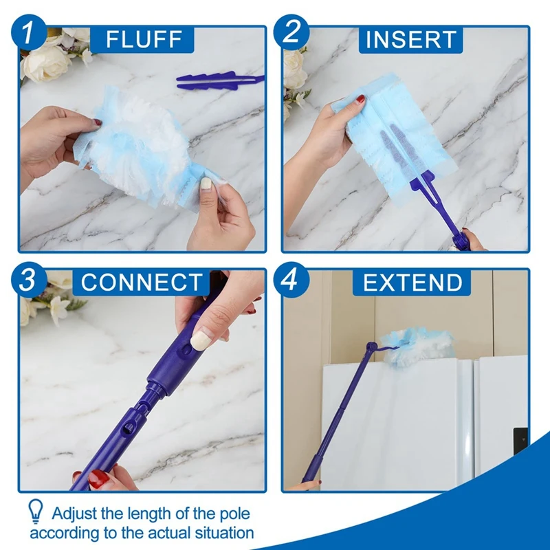 Isi ulang Duster, isi ulang Duster sekali pakai kompatibel untuk Swiffer Duster