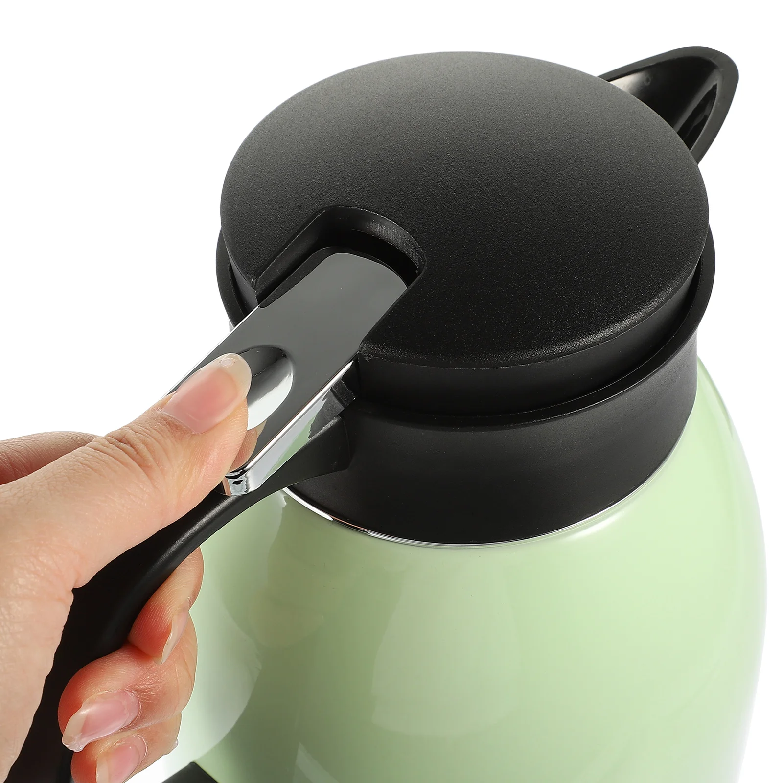 

Insulated Water Kettle Stainless Steel Leakproof Sealed Lid Long Heat Preservation Hot Cold Water Bottle for Home Office