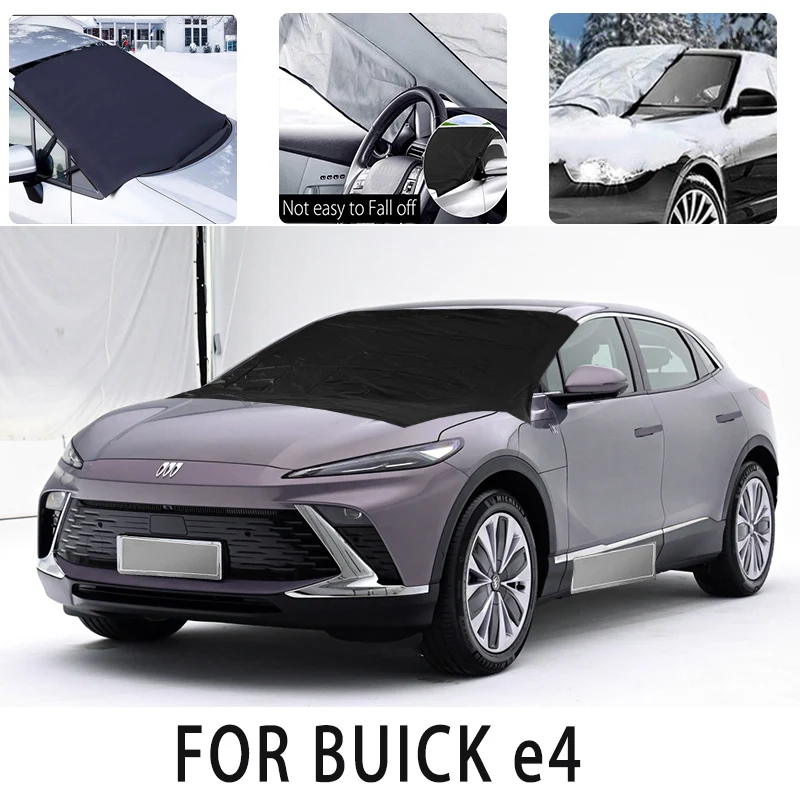 

Car snow cover front cover for BUICK e4 snowprotection heat insulation shading, Sunscreen wind Frost prevention car accessories