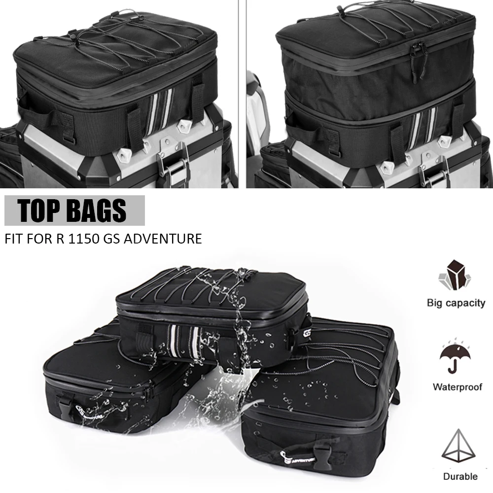 

For BMW R 1150 GS R1150GS R1150 GS ADV Adventure NEW Motorcycle Rack Top Box Case Saddle Waterproof Storage Luggage Bags Tailbag