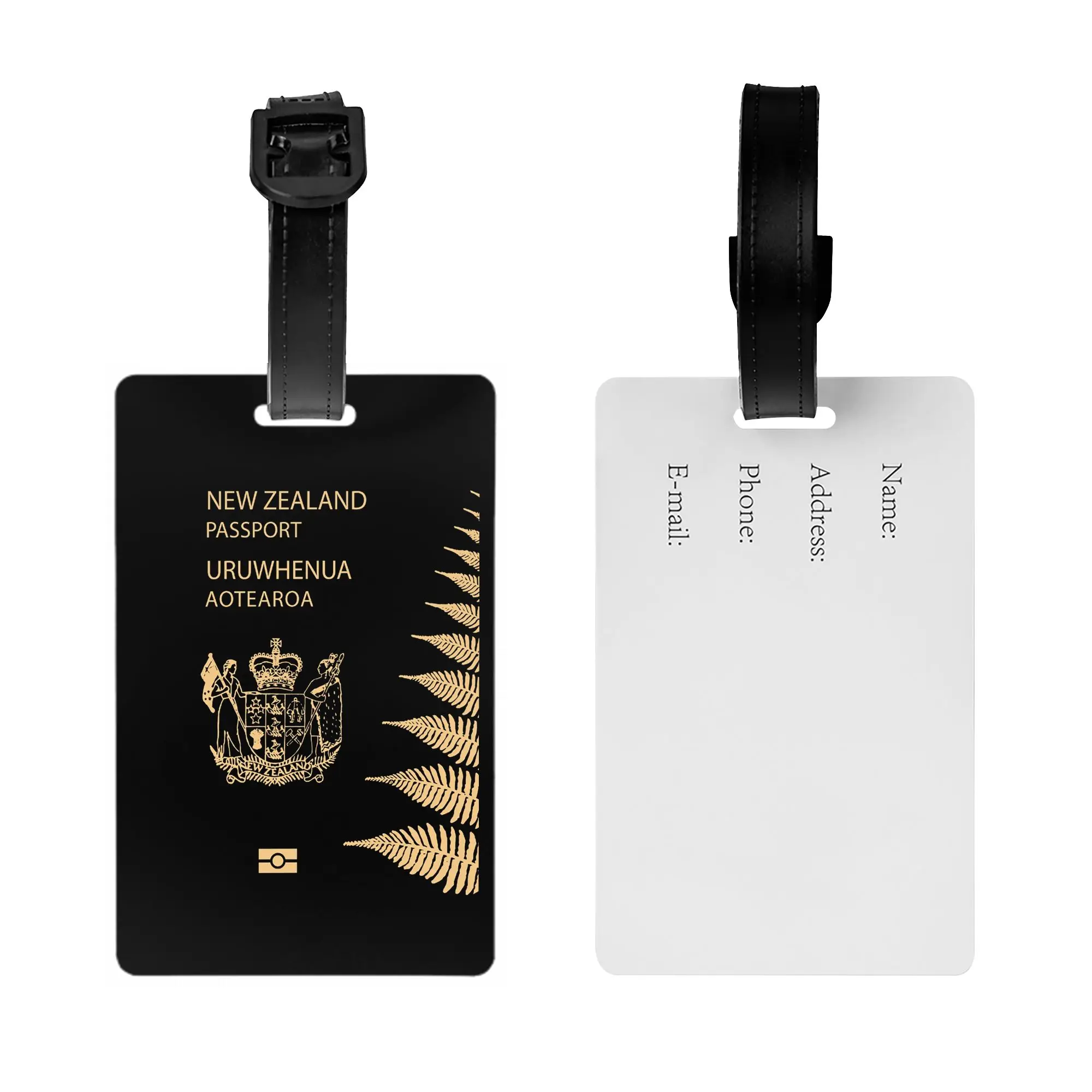 New Zealand passport Luggage Tag for Suitcases Fashion  Baggage Tags Privacy Cover ID Label