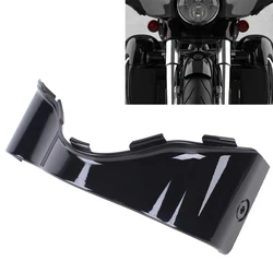 Motorcycle Black Outer Batwing Lower Trim Skirt Fairing For Harley Touring CVO Electra Street Glide Ultra Classic 2014-2023
