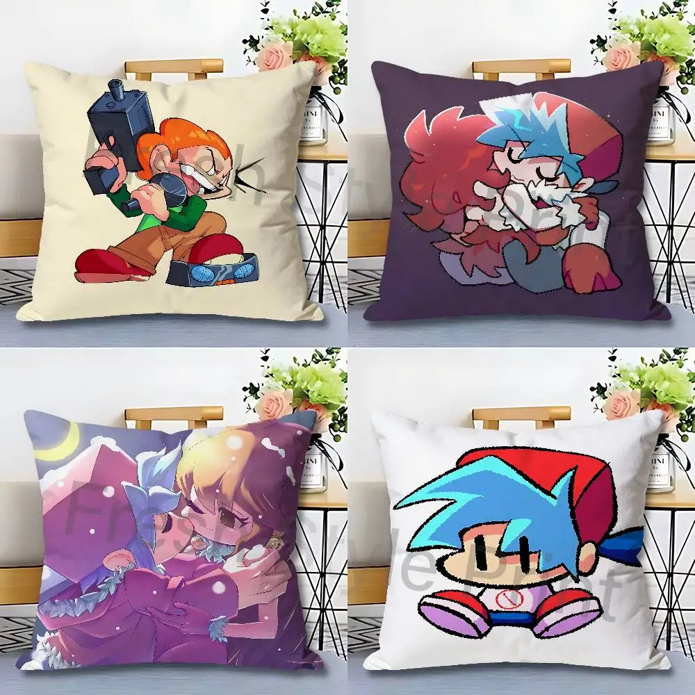 

F-Friday Night F-Funkin Various Sizes Square Pillow Case For Car Home Bedchamber Decor Custom Valentine gift