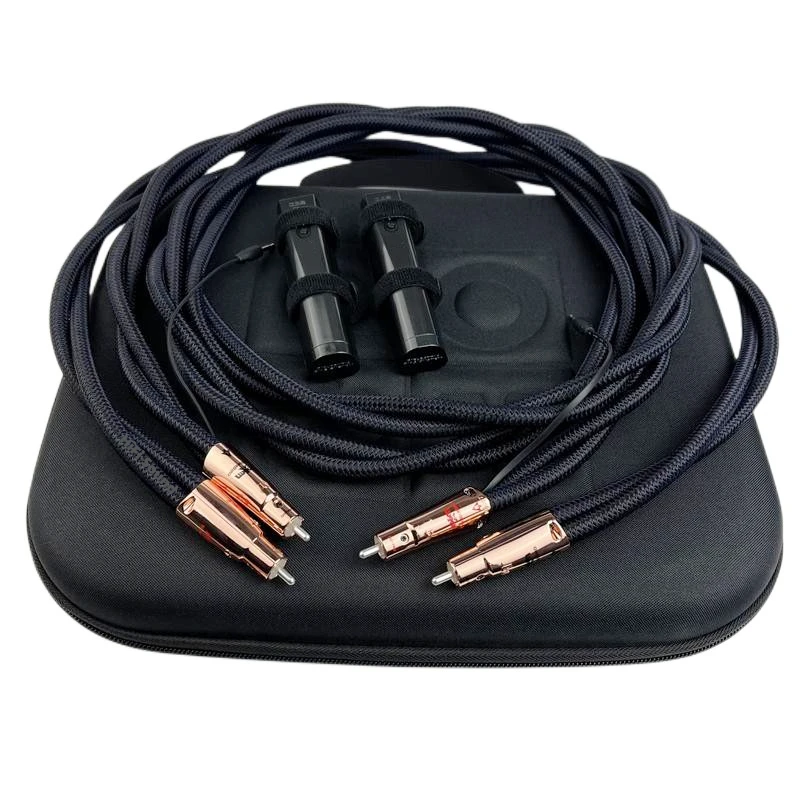 High Quality  ThunderBird RCA Signal Cable PSC+ Copper HiFi Audio Interconnect Line With Noise-Dissipation System