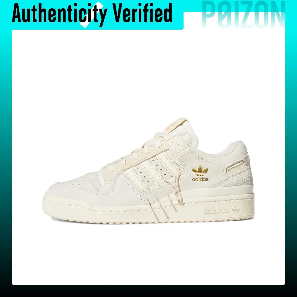 Adidas Originals FORUM 84 Skate Shoes Unisex Low-top White/Beige GW0299