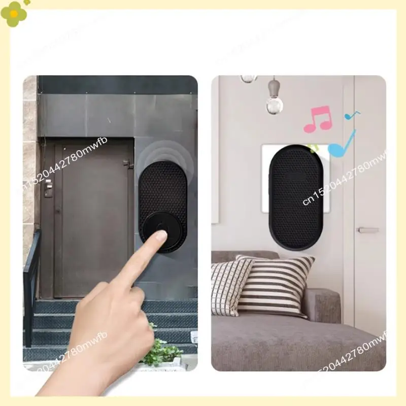 

LDHL EU PLUG Беспроводной дверной звонок Пейджер для пожилых людей на большие расстояния Смарт-пульт дистанционного управления Электронный дверной звонок Беспроводной аварийный пейджер