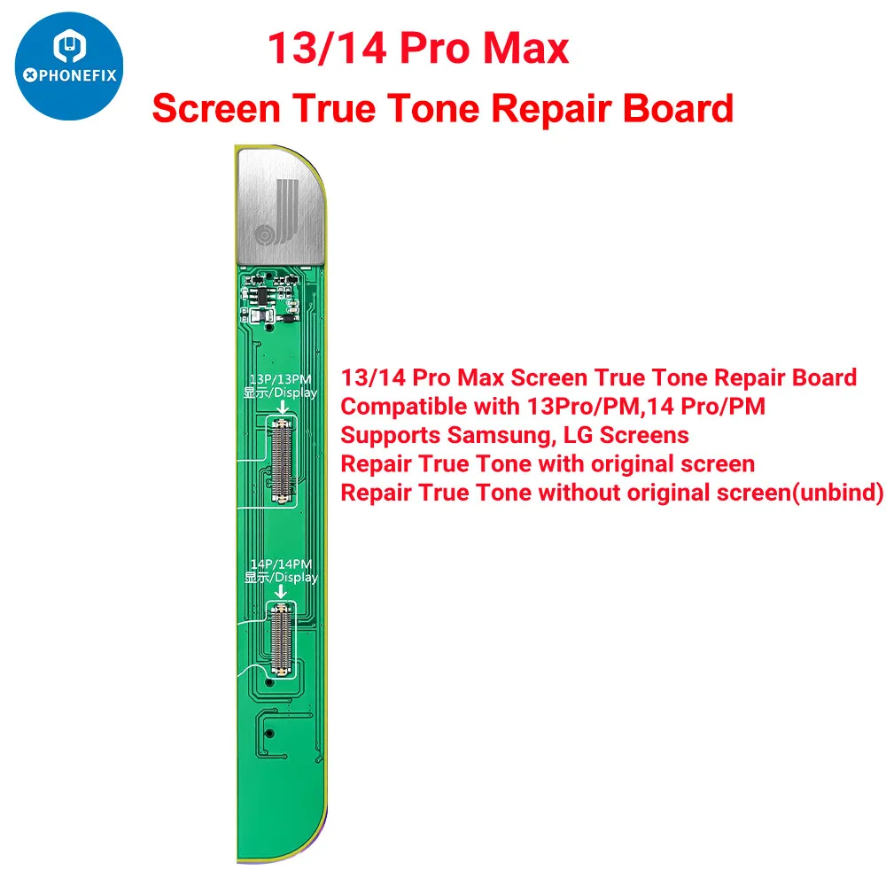 JC-True Tone Programmer para iPhone 7-14 Pro Max, Ecrã original, não original, leitura e gravação, reparação de cores