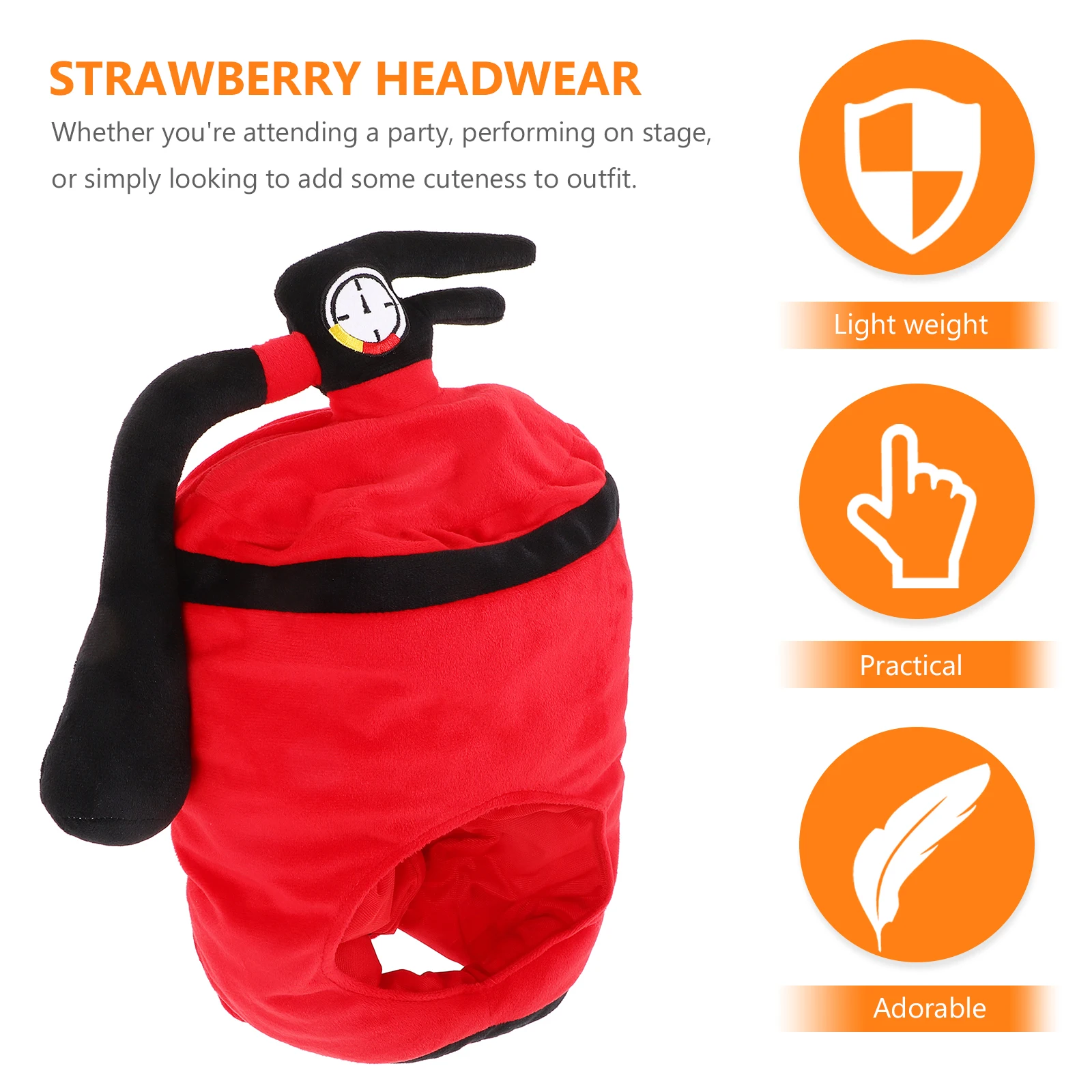 Extinguisher Hat Fine Workmanship Easy Wear Comfortable Festival Mardi Gras Party Costume Headwear Fun Photo Prop