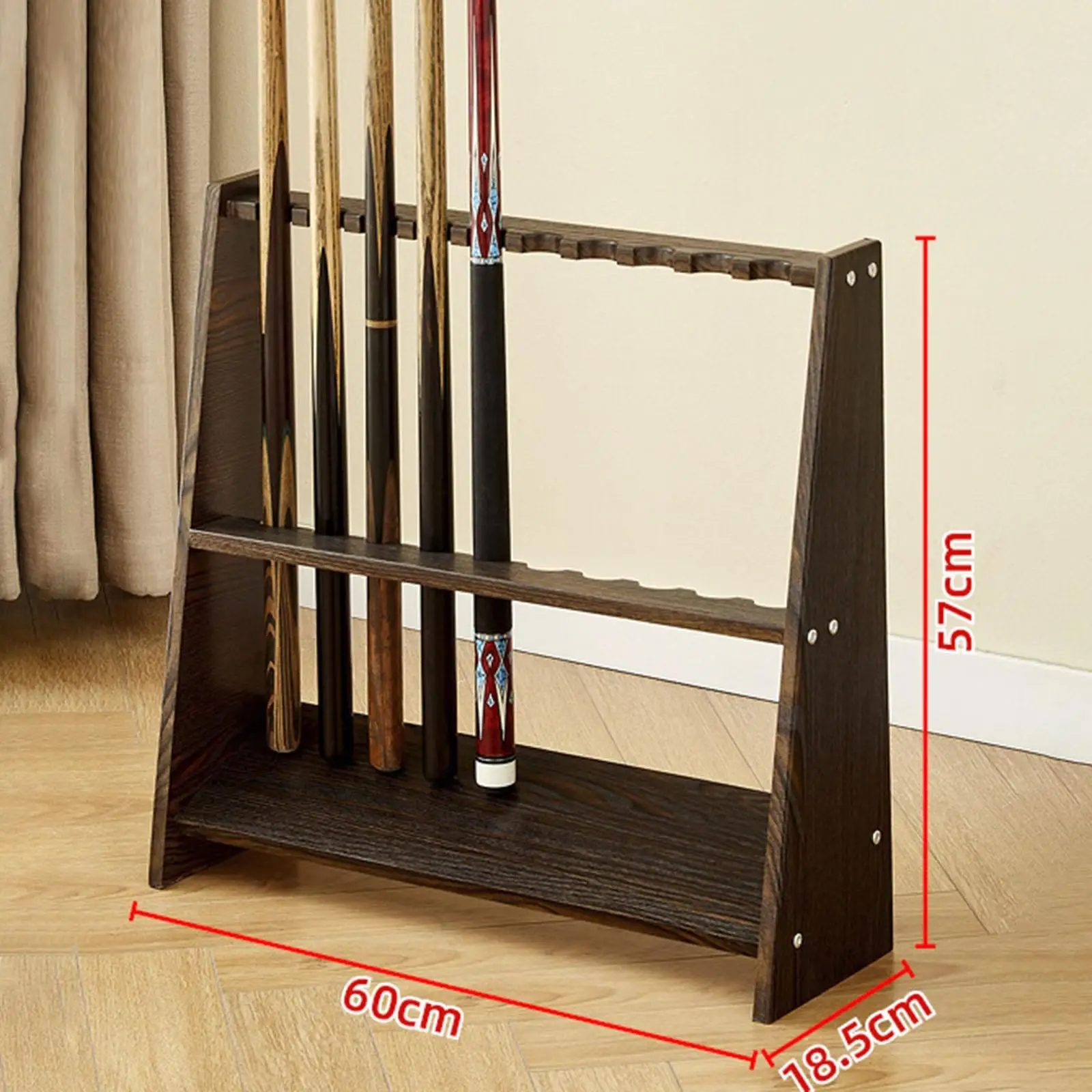 

Стойка для кия, аксессуары для бильярда, деревянный стабильный современный держатель для кия