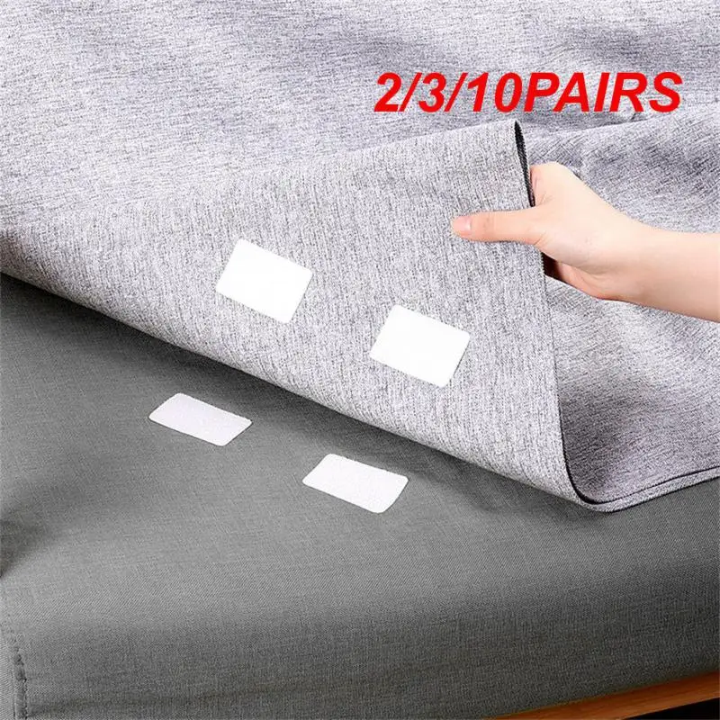 2/3/10PAIRS Hook And Fastener Anti Slip Temperature Fastener Dots Stickers Anti Slip Mat Pads Houseware