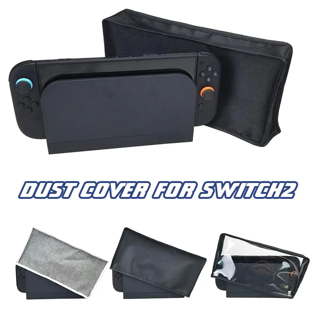 Switch 2 Dustproof Case Anti-Scratch Cloth Cover Mesh Design Prevents Dust Scratches for Console Dock Home Storage Accessories