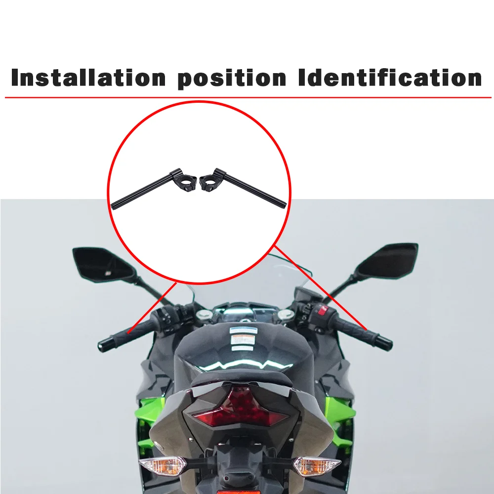 Parts Suitable for Kawasaki NINJA400 Ninja500 Modified Lower Handlebar Separate Handlebar Split Lower Handlebar Lower 12°