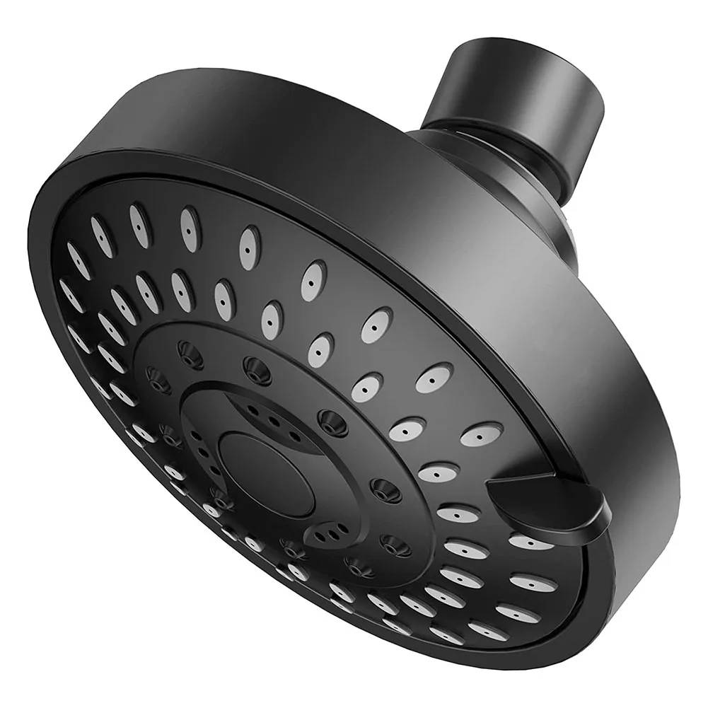 Pommeau de douche réglable de 4 pouces, 5 Modes, haute pression, économie d'eau, buse de douche rotative, accessoires de salle de bains