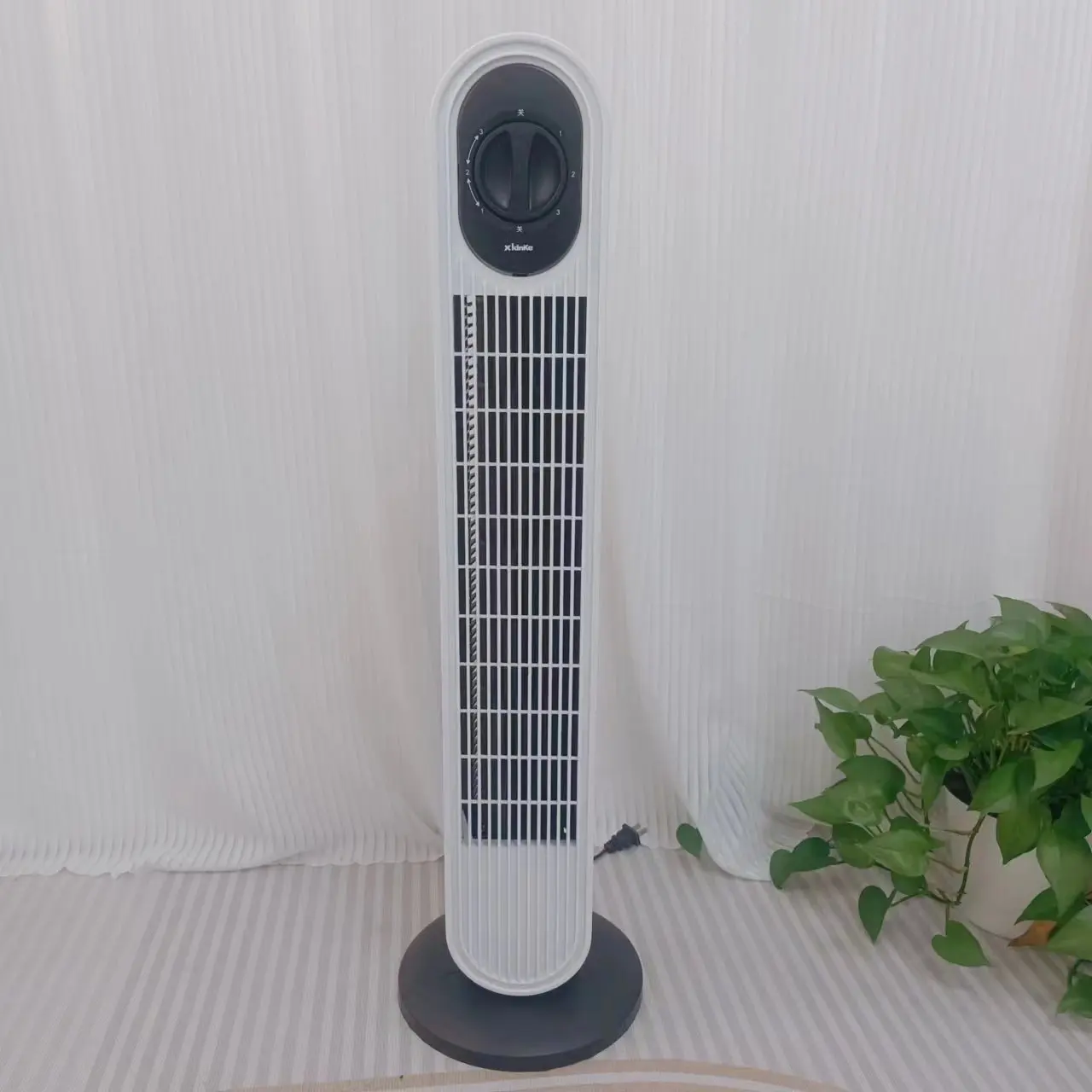 120 Oscillating Rotary Tower Fan Intelligent Remote Control Tower Fan Bedroom Office Strong Floor Tower Fan with Air Cooler