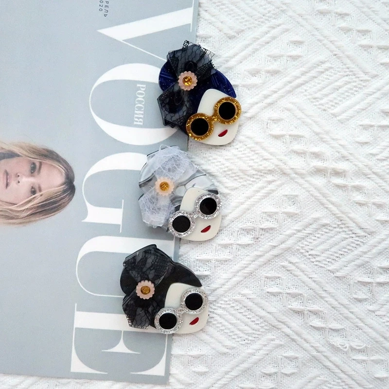 

Украшение бабочки для девочек, акриловая брошь, темперамент, портрет с героями мультфильмов, значок на груди, сумка, аксессуары для одежды