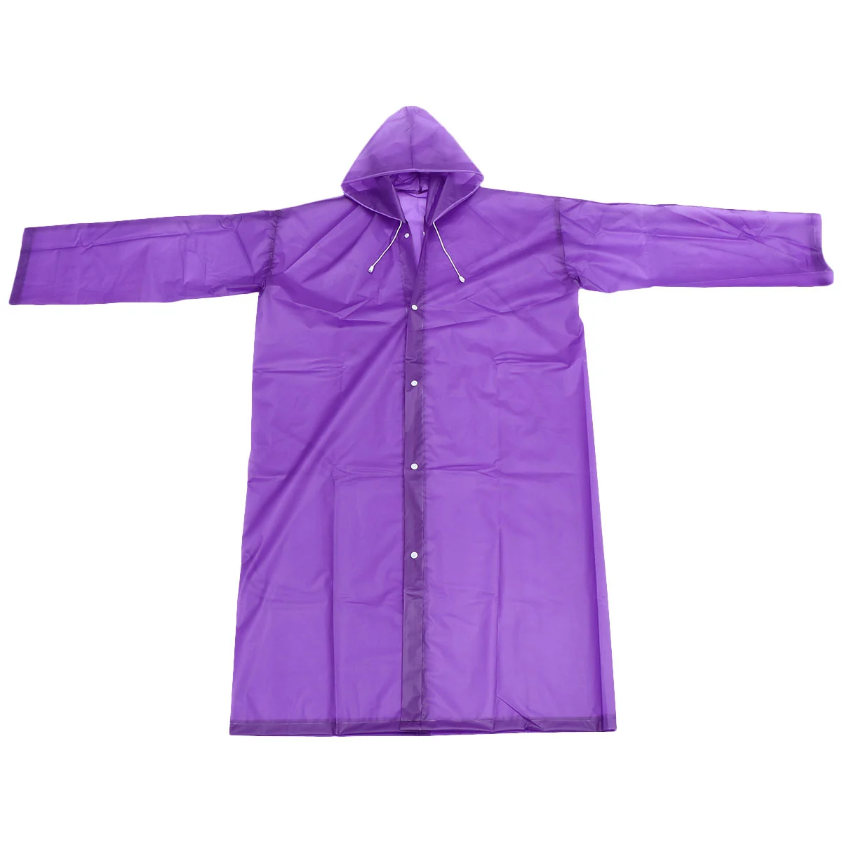 

1pc Disposable Transparent Adult Raincoat Electric Car Waterproof Poncho Cloak for Outdoor Riding(Purple)