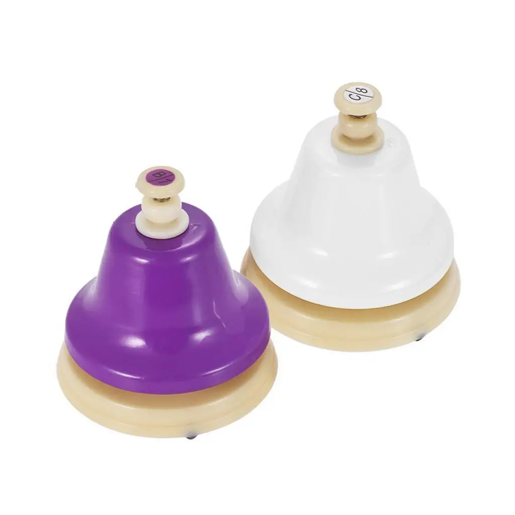 

8 Note Hand Bell Set Early Educational Instrument Toy for Kids Student
