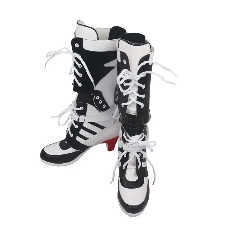 

♥ Новые косплей-ботинки Harley Joke High Birds Of Prey 2025 года в стиле Клоун-Джокер # 1 # В. ★ Домик медведя