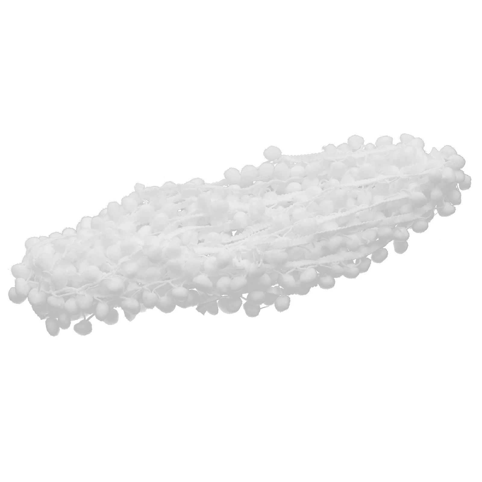 

15 Yards Hair Ball Trim Decor for Window Curtain Slipcover Craft Projects Sewing Trim Supply Roll for Home Textile Decoration