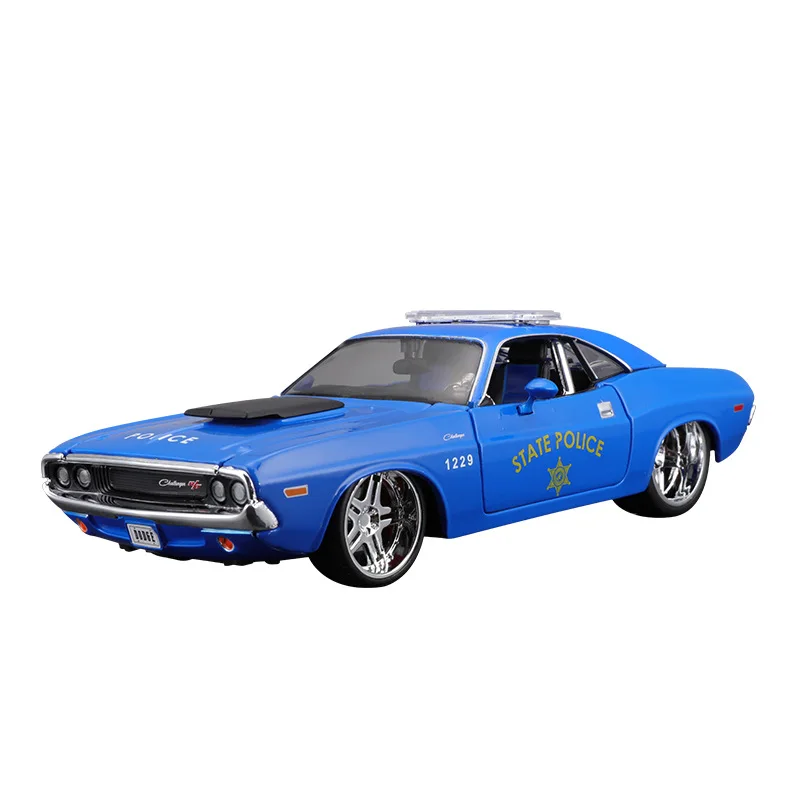 Maisto 1:24 Dodge Challenger T/A 1970 Modified Muscle Car Alloy Car Model Diecasts & Toy Vehicles Collection Car Toy Boy gifts