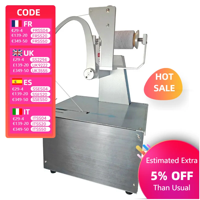 

Небольшая автоматическая машина для связки бесклеевой веревочной ленты, оборудование для овощей в супермаркете, машина для упаковки цветов, обвязочная машина