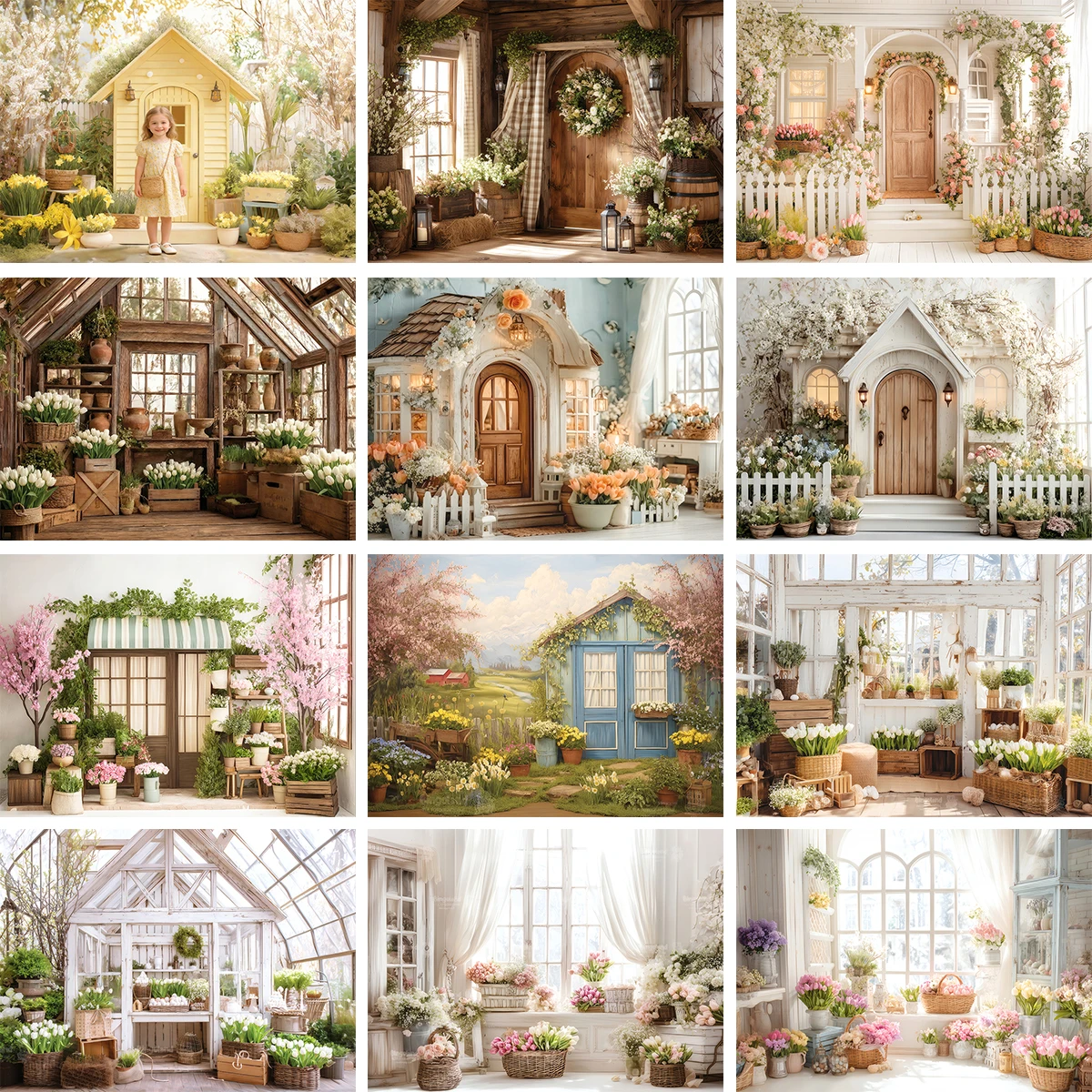 cenario-de-jardim-rustico-floral-com-janela-de-madeira-e-estilo-de-estufa-para-retratos-de-recem-nascidos-criancas-e-adultos-em-estudios-de-fotografia