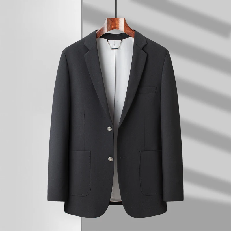 

New Simple Atmospheric Trend Men's Suit Business + Outdoor Solid Color Comfortable Single West Coat Formal Suit