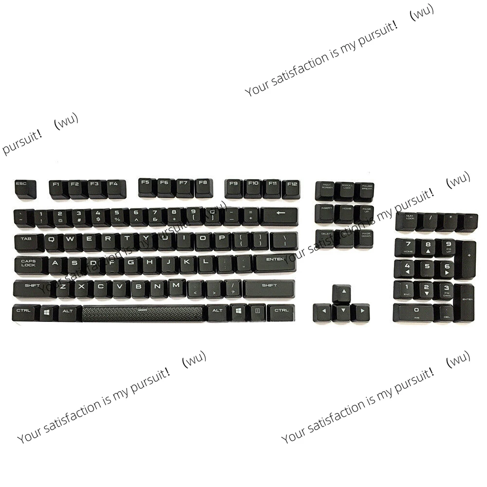 New Original Key Caps ABS Keycaps for CORSAIR K70 LUX/K70 LUX RGB/K95 Mechanical Keyboard Black