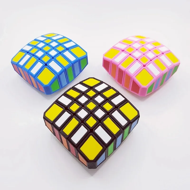 Zcube Zepuzzles 3D Printed 1x4x4 Floppy 144 Cube Irregular Twisty Puzzle Smooth Rotation Brain Teaser Toy Boost Spatial Logic