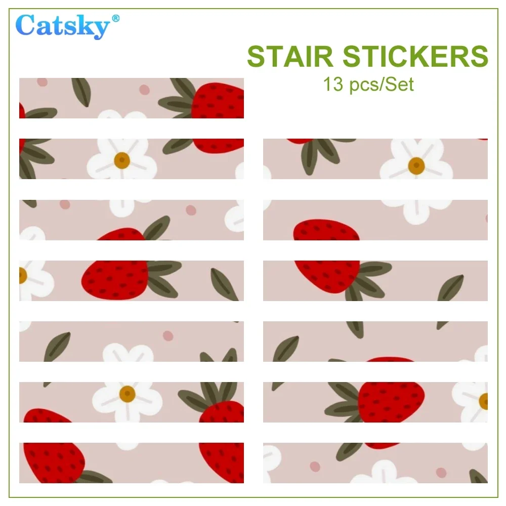 Frangipani sticker decal decoration home bookstore wallpaper wallpaper decoration stair step sticker waterproof pvc