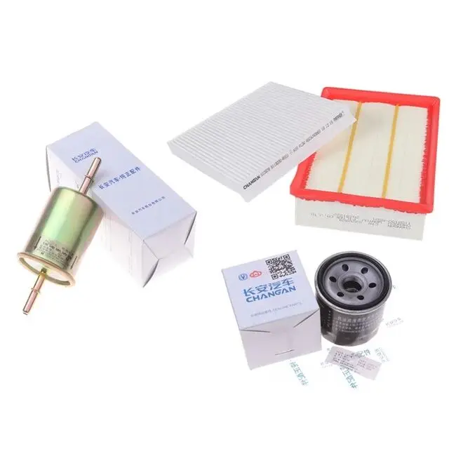 

1109190-BS01 4PCS/SET Filter set for CHANGAN Alsvin 2018 year Air filter+oil filter+fuel filter+Air conditioning filter