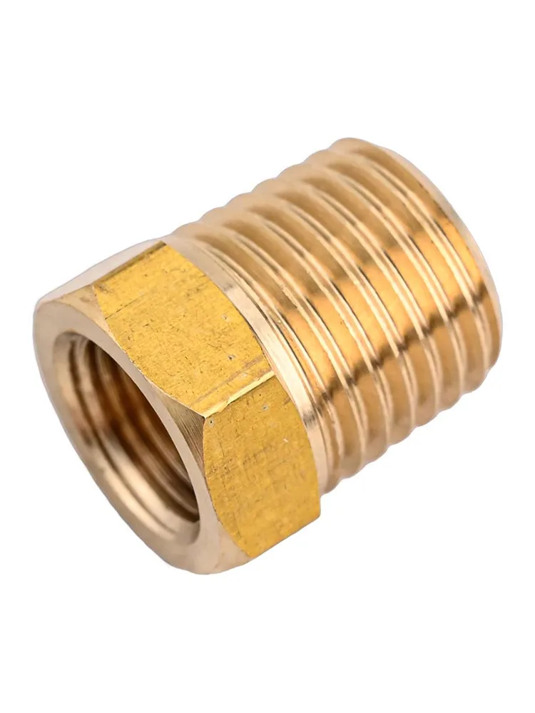 

Brass 1/4" NPT Male To 1/8" NPT BSPT Male To Female Thread Brass Reducer Bushing Reducing Pipe Fitting Coupler Connector Adapte