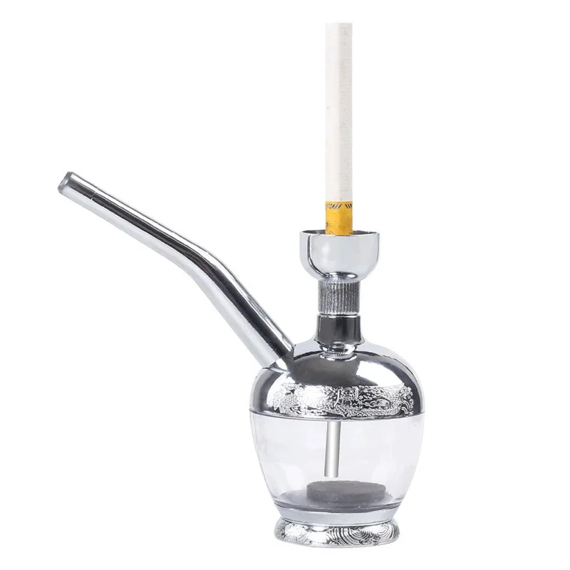 1pc Home Filter Mini Hookah Filter Water Smoking Pipe Tar Tobacco Cigarette Cigar Risn Material Tube Holder