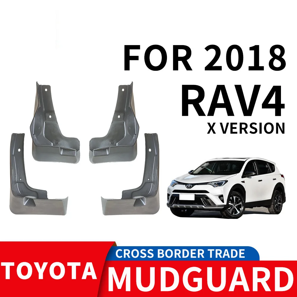 

For 2018 TOYOTA RAV4 mudguard Mudflaps Front Rear Flares Splash Guards Cover Car Accessoie