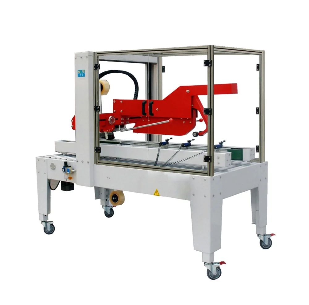 FXJ-5050ZX Hualian Hard Tool Mobile Phone Case Packaging Box Milk Fold Folding Automatic Sealer Carton Sealing Machine
