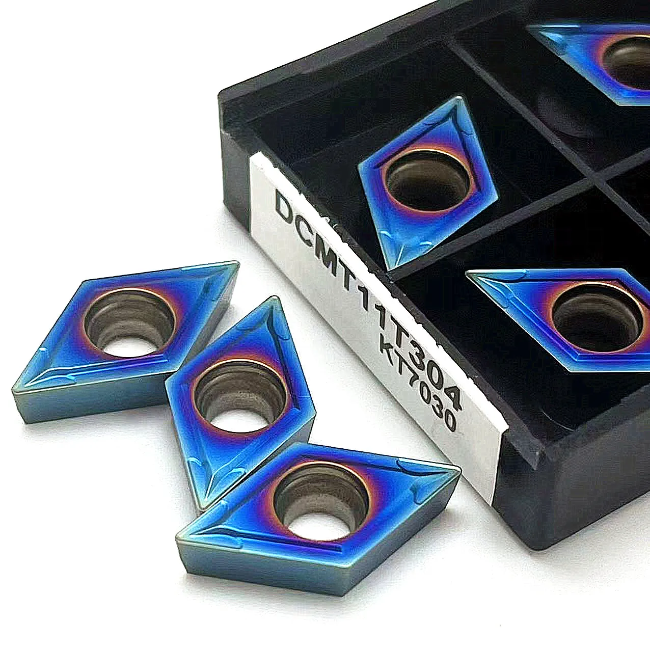Nano blue DCMT11T304 DCMT11T308 Carbide Insert Internal turning tool CNC Cutting Tool DCMT 11T308 lathe tools turning insert