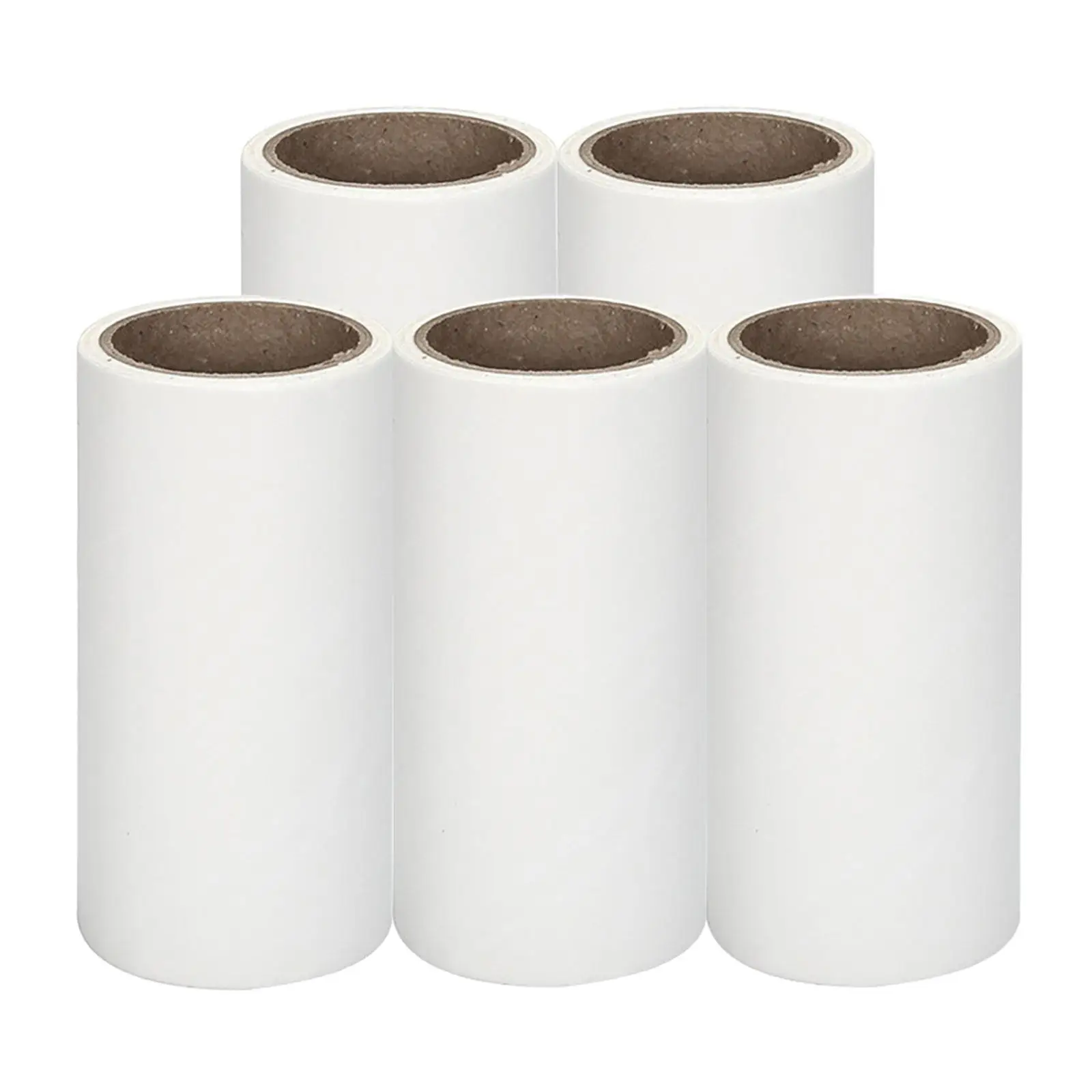 5 Rolls Sticky Paper Cleaning Tape 10Cm 30Sheets Each Oblique Tear Easy Use Lint Roller Accessory Home Upholstery Clothing Hair