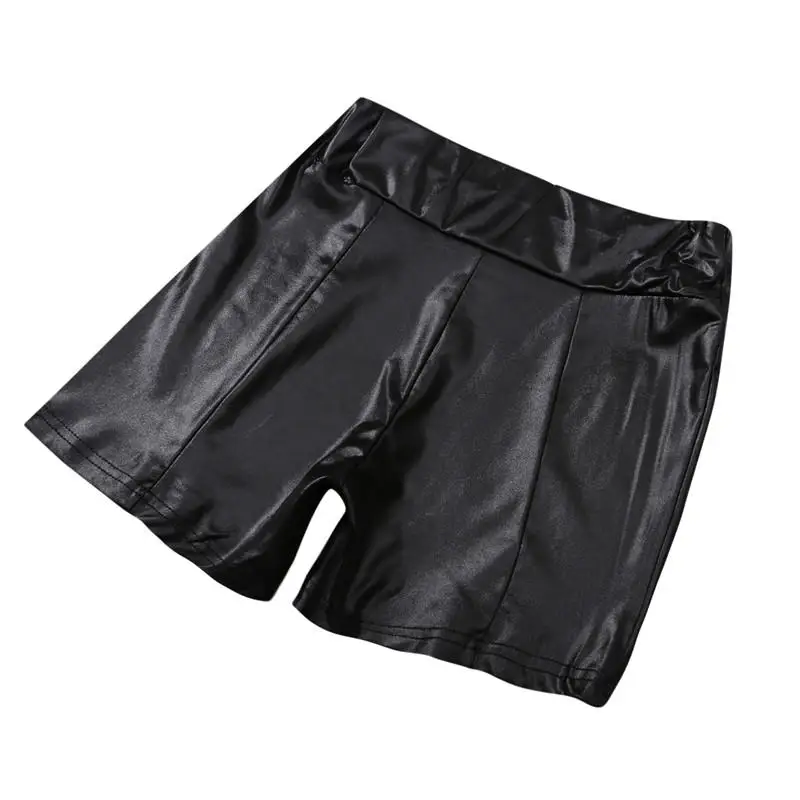 2026 Sexy Damen-Shorts Glänzende Elastische Hochtaillierte Glänzende Kunstleder-Kurzhosen Schlanke Heiße Tanz-Clubwear Mini-Shorts – Detail 15