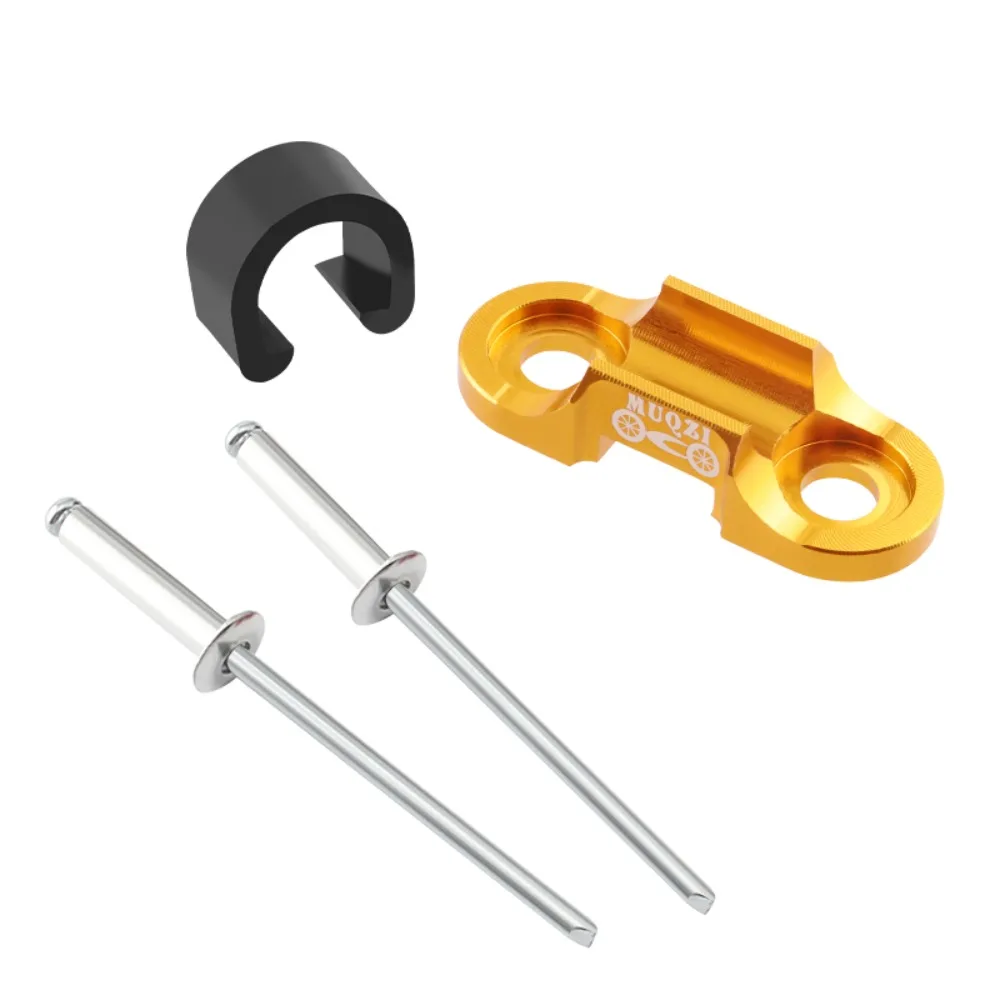 

Aluminum Alloy Bicycle Brake Cable Guide Stable Durable Pipe Buckle Base Colorful Universal Line Pipe Buckle Road Bike